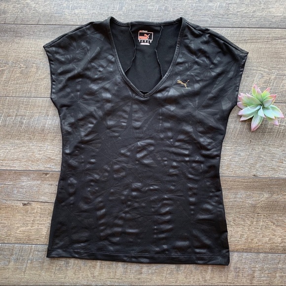 Puma Tops - 💙💙Puma Black Workout Top